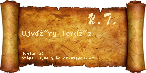 Ujváry Teréz névjegykártya